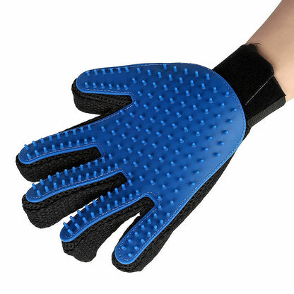 Deshedding Pet Dog Cat Grooming Glove Hair Fur Removal Brush Massage Tool