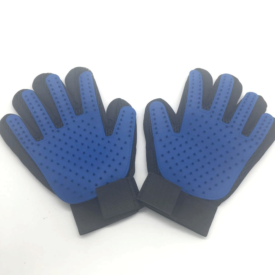 Deshedding Pet Dog Cat Grooming Glove Hair Fur Removal Brush Massage Tool
