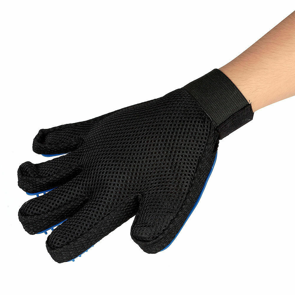 Deshedding Pet Dog Cat Grooming Glove Hair Fur Removal Brush Massage Tool